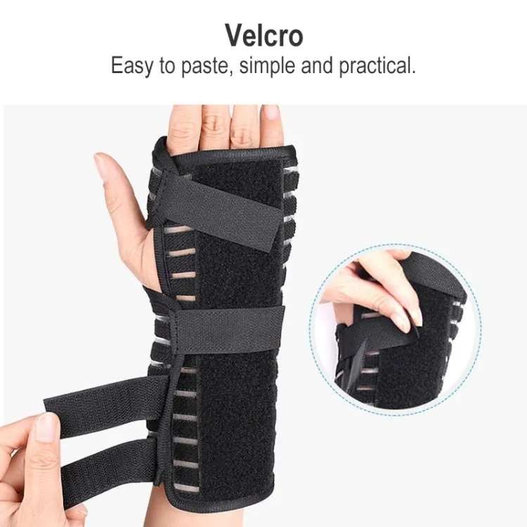 025 Joint Sprain Protection Fixed Support Comfortable Adjustment Support Protector, Size:L(Black-Right)