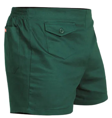 2 x Mens Stubbies Casual Original Basic Short Green Se2010