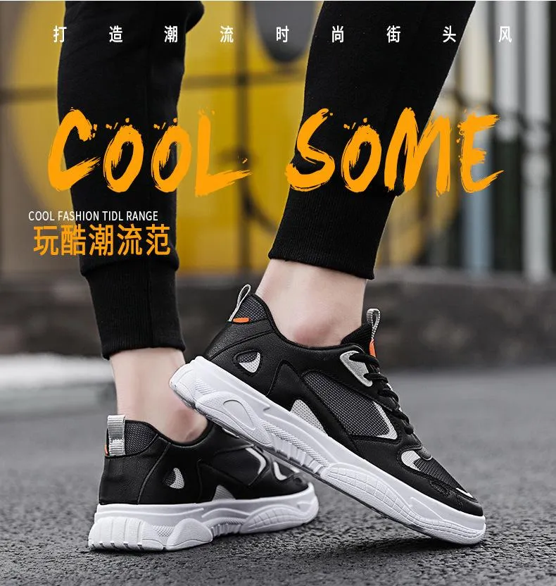 2024 summer mesh men's shoes Korean version ins super fire old shoes ulzzang trend breathable sports shoes men