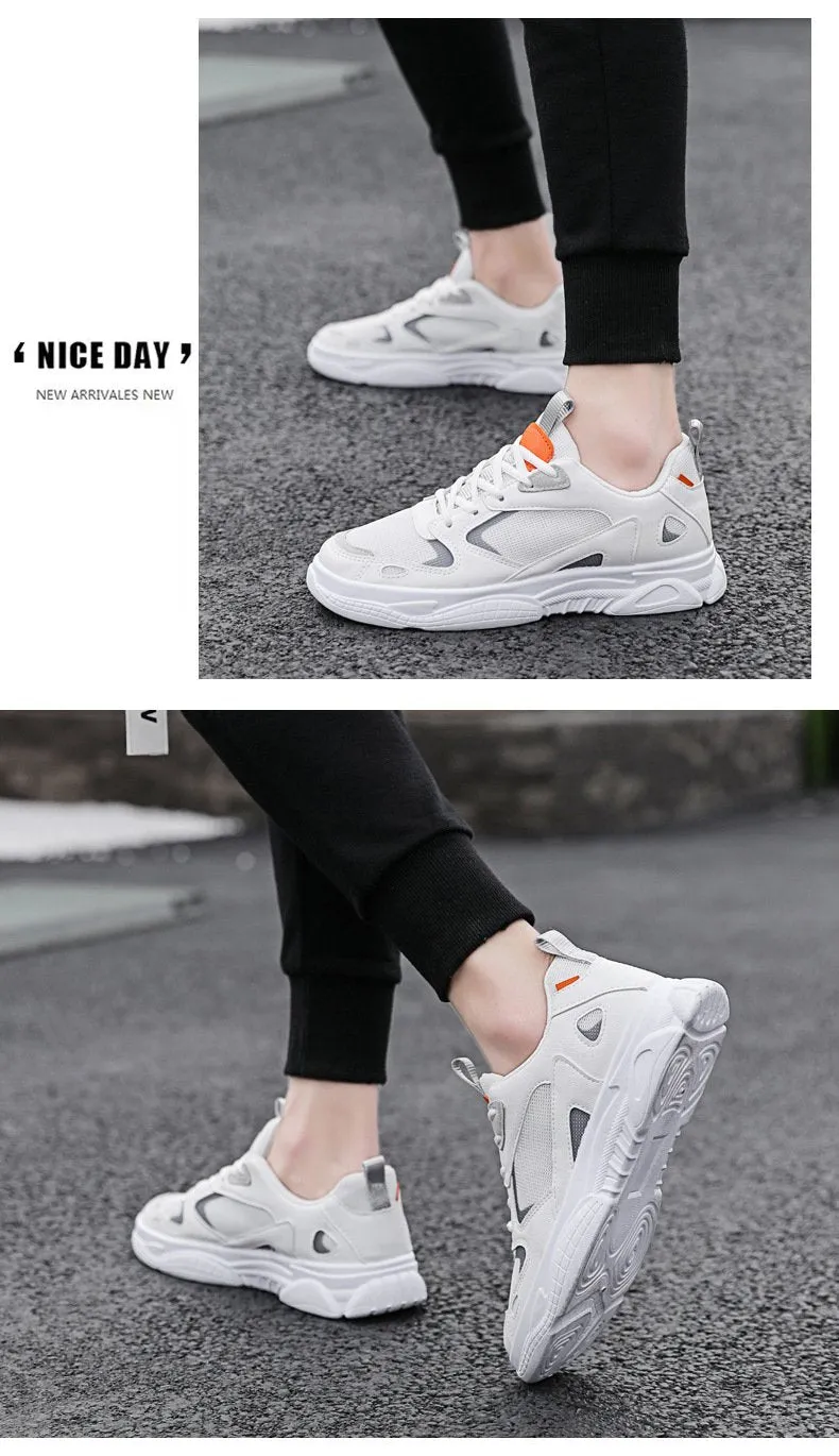 2024 summer mesh men's shoes Korean version ins super fire old shoes ulzzang trend breathable sports shoes men