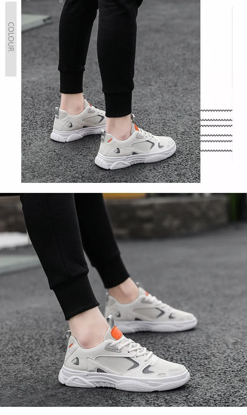 2024 summer mesh men's shoes Korean version ins super fire old shoes ulzzang trend breathable sports shoes men