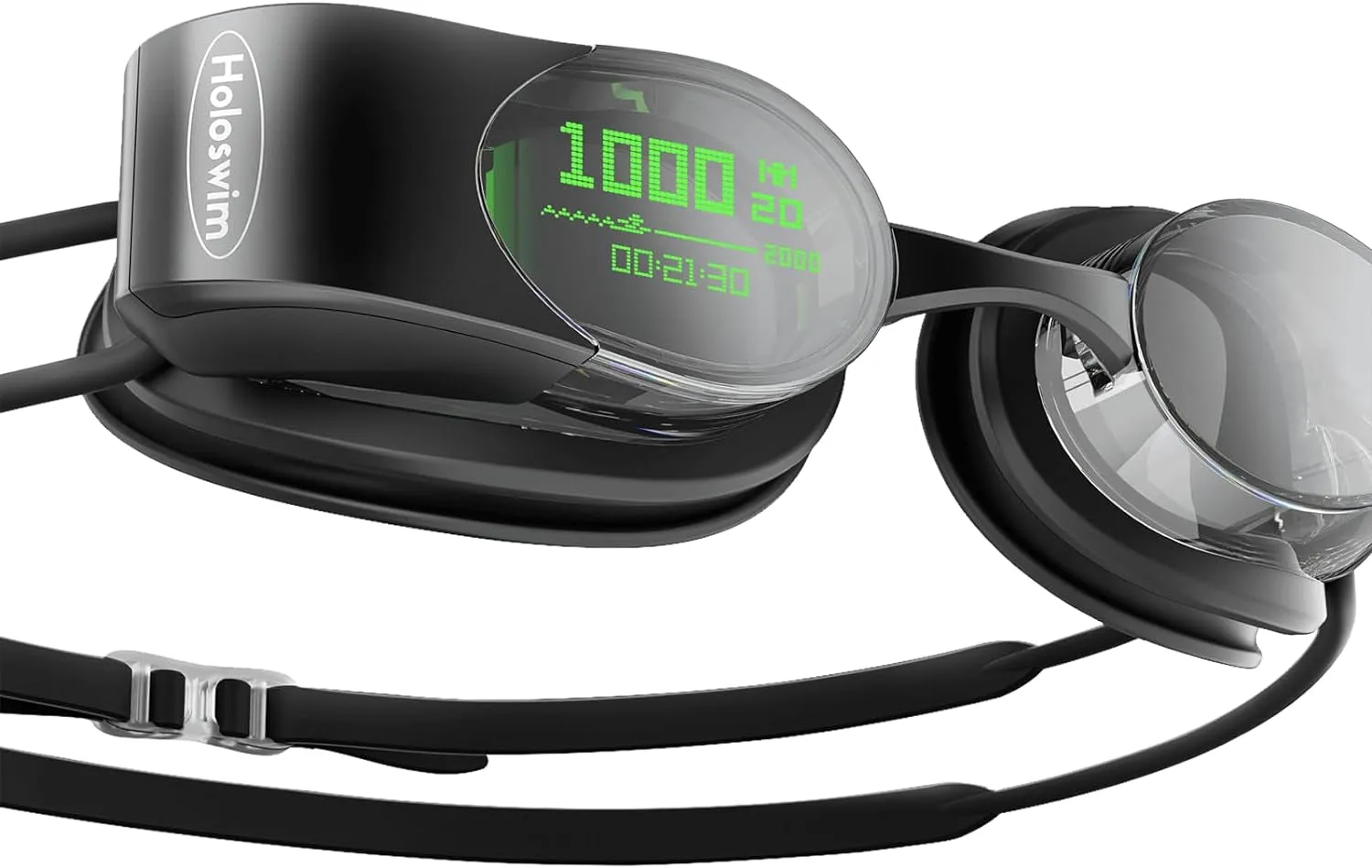 2S AR Smart Swim Goggles Anti-Fog Swimming Goggles Fitness Tracker That Shows Your Metrics, Compatible with Open Water Mode