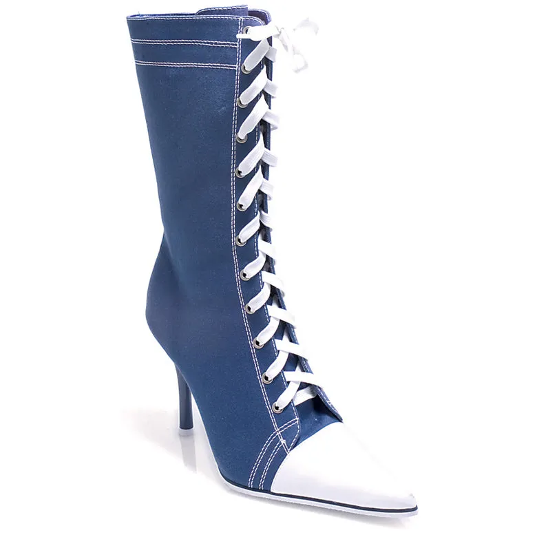 4.5 Heel Sneaker Ankle Boots