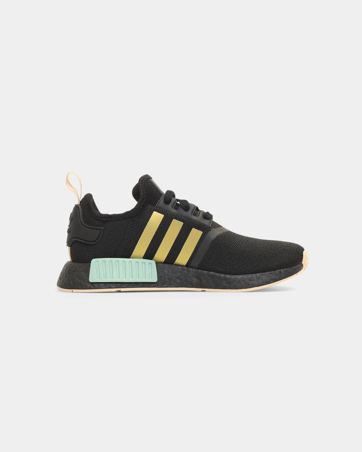 Adidas Women's NMD_R1 Core Black / Gold Metallic / Halo Amber