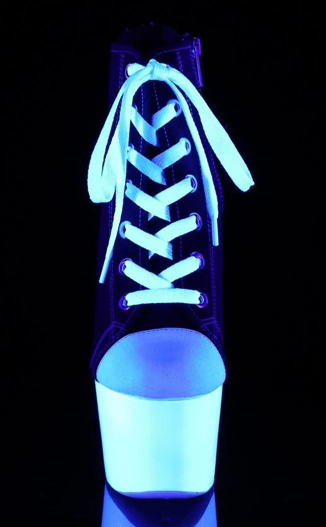 ADORE-700SK-02 Black & White UV Sneaker Heels