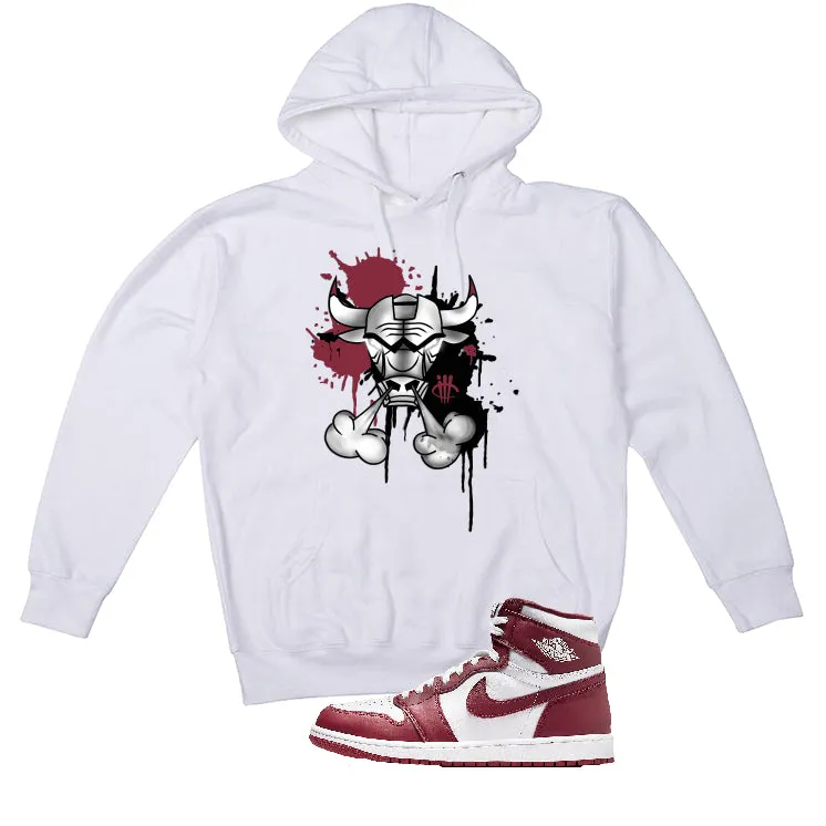 Air Jordan 1 High OG “Team Red” | illcurrency White T-Shirt (Iron Bull)