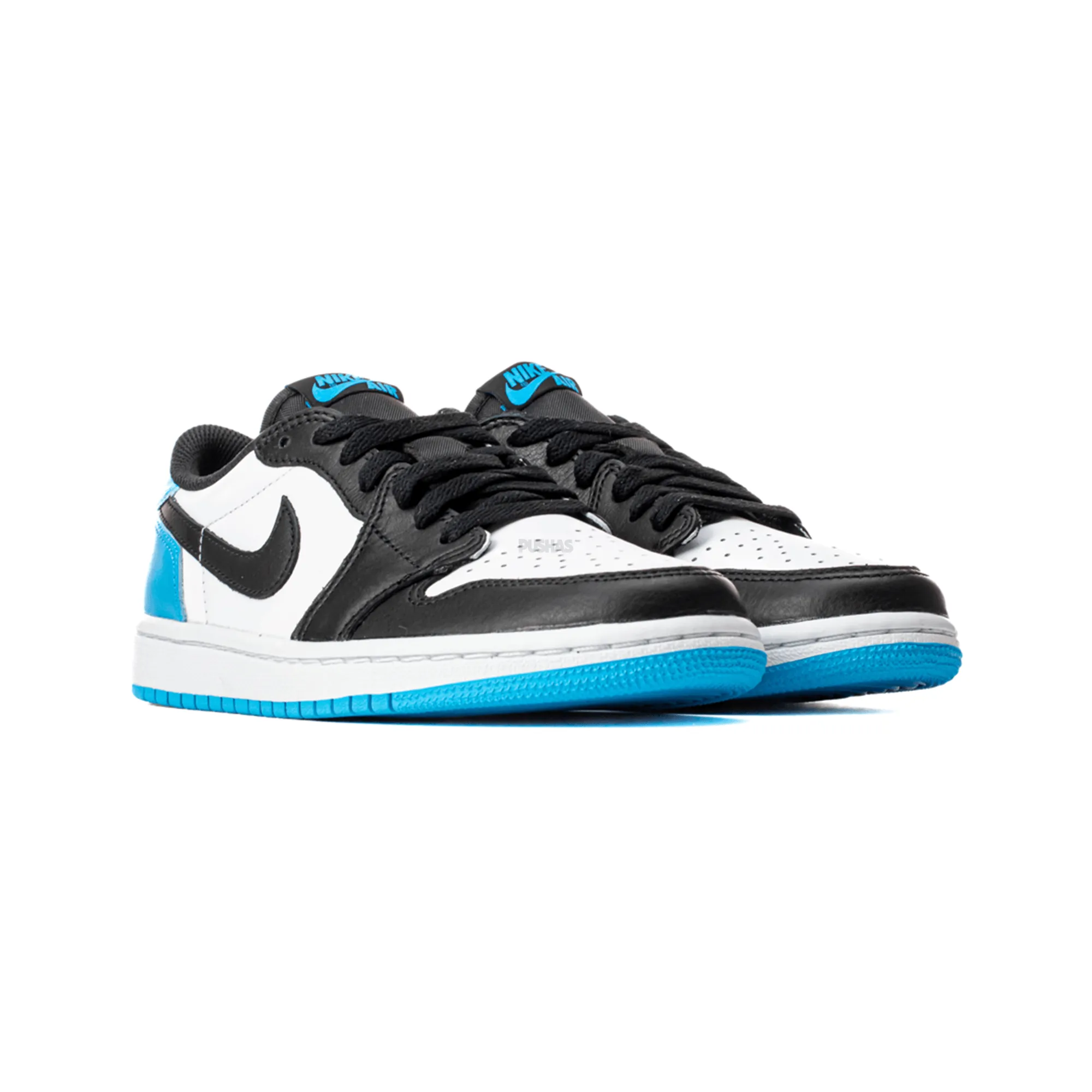 Air Jordan 1 Low 'Black Dark Powder Blue' Women's (2022)