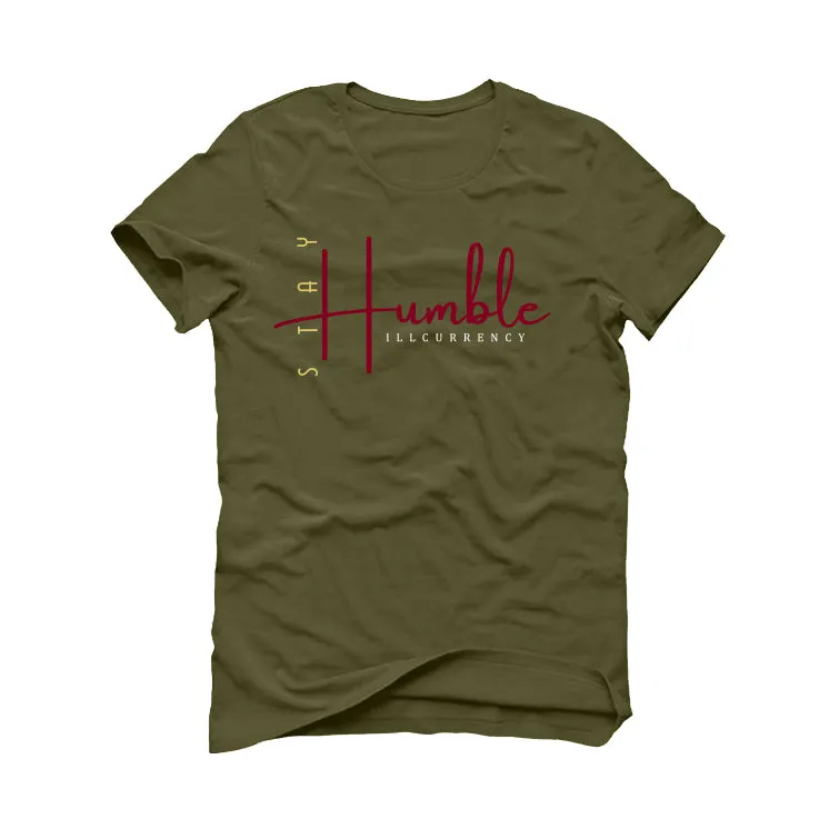 Air Jordan 1 Low OG "Year of the Dragon"  | illcurrency Military Green T-Shirt (Stay Humble)