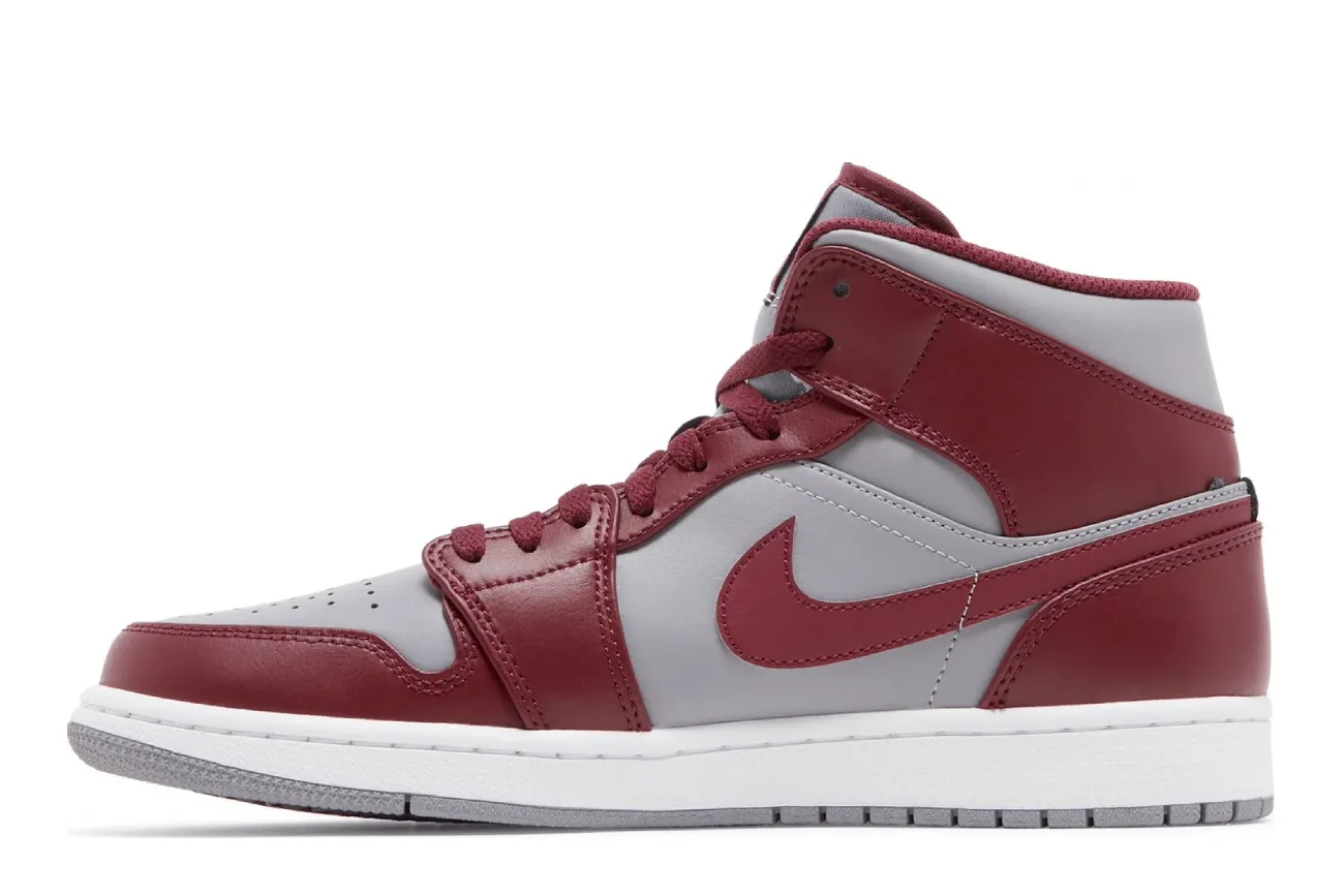 Air Jordan 1 Mid 'Cherrywood Red' Cement