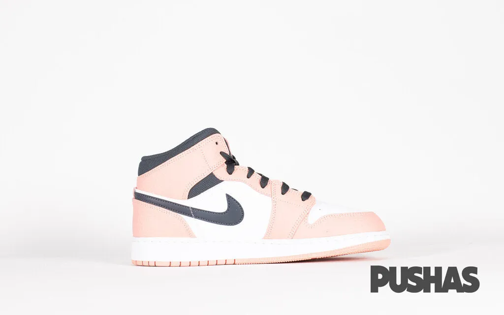 Air Jordan 1 Mid 'Pink Quartz' GS