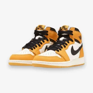 Air Jordan 1 Retro High OG GS Yellow Ochre Black Sail FD1437-701