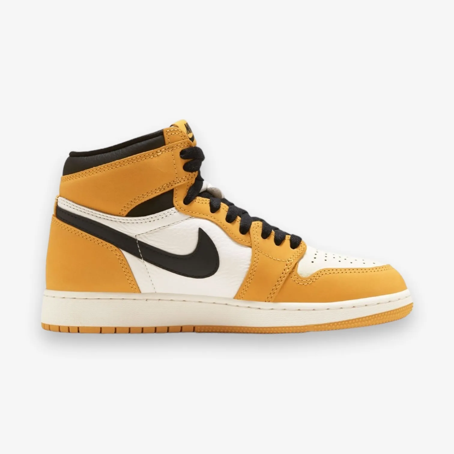 Air Jordan 1 Retro High OG GS Yellow Ochre Black Sail FD1437-701