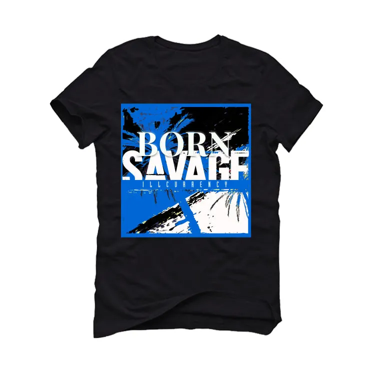 Air Jordan 1 Royal Reimagined | Illcurrency Black T-Shirt (SAVAGE)