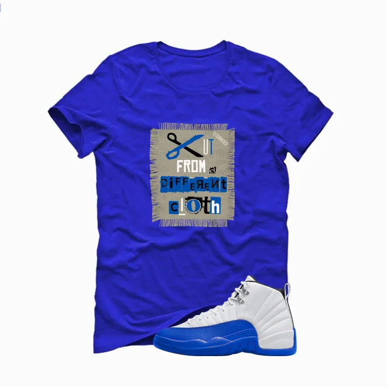 Air Jordan 12 Blueberry Royal Blue T-Shirt (Cut from a different cloth)| illcurrency