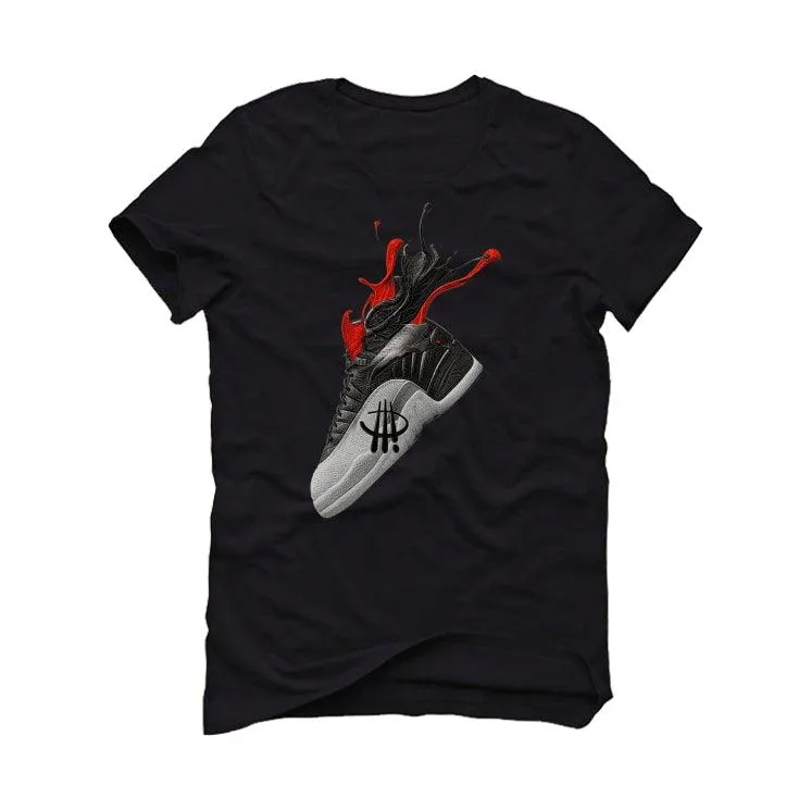 Air Jordan 12 “Playoffs” 2022 Black T-Shirt (SPLASH 12)