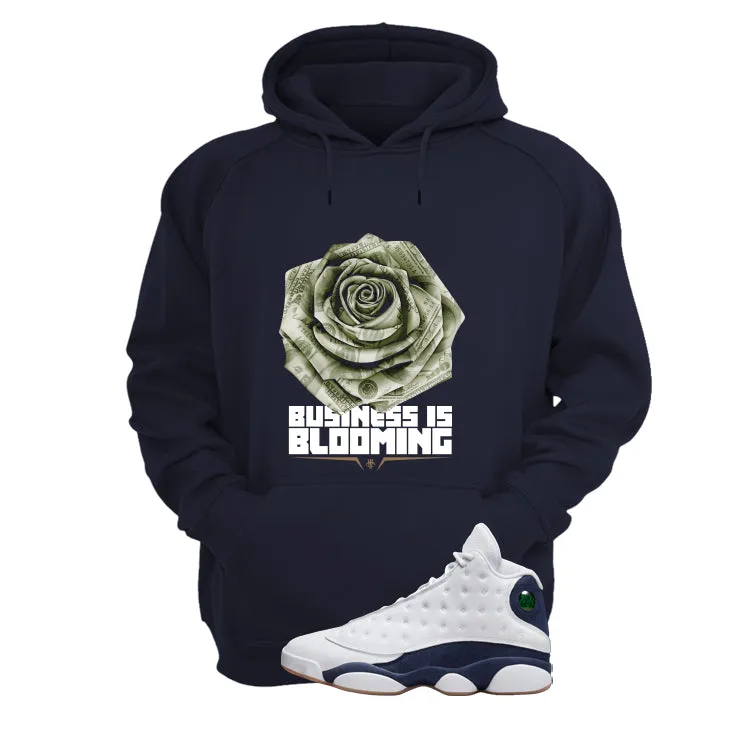 Air Jordan 13 Midnight Navy Navy Blue T-Shirt (Business is Blooming)| illcurrency