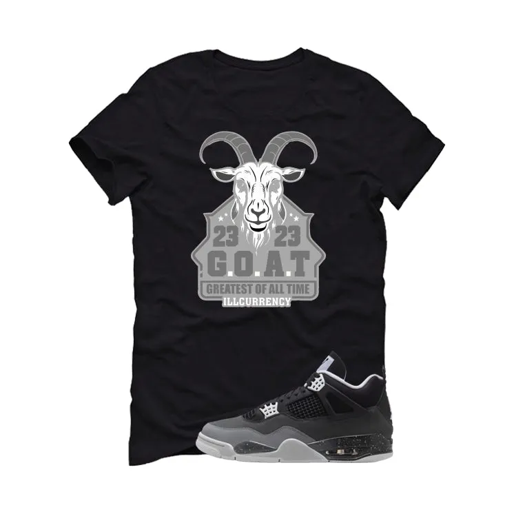 Air Jordan 4 Fear Pack Black T-Shirt (GOAT 23)| illcurrency