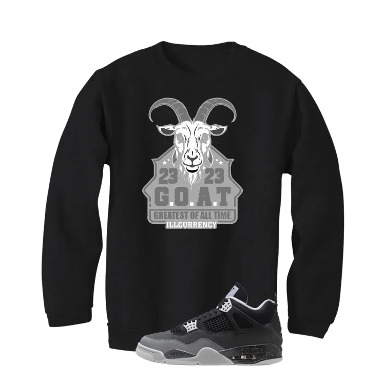 Air Jordan 4 Fear Pack Black T-Shirt (GOAT 23)| illcurrency