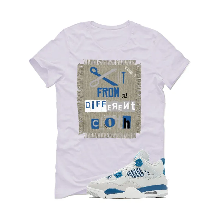 Air Jordan 4 “Military Blue” | illcurrency White T-Shirt (Cut from a different cloth)