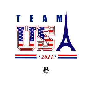 Air Jordan 4 Paris Olympics Grey T-Shirt (Team USA 2024)| illcurrency