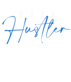 Air Jordan 5 “Racer Blue” Black T-Shirt (Born Hustler)