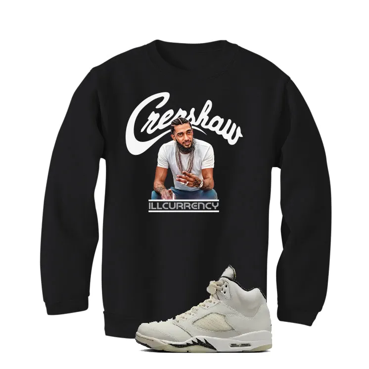 Air Jordan 5 SE “Sail” | illcurrency Black T-Shirt (Crenshaw)