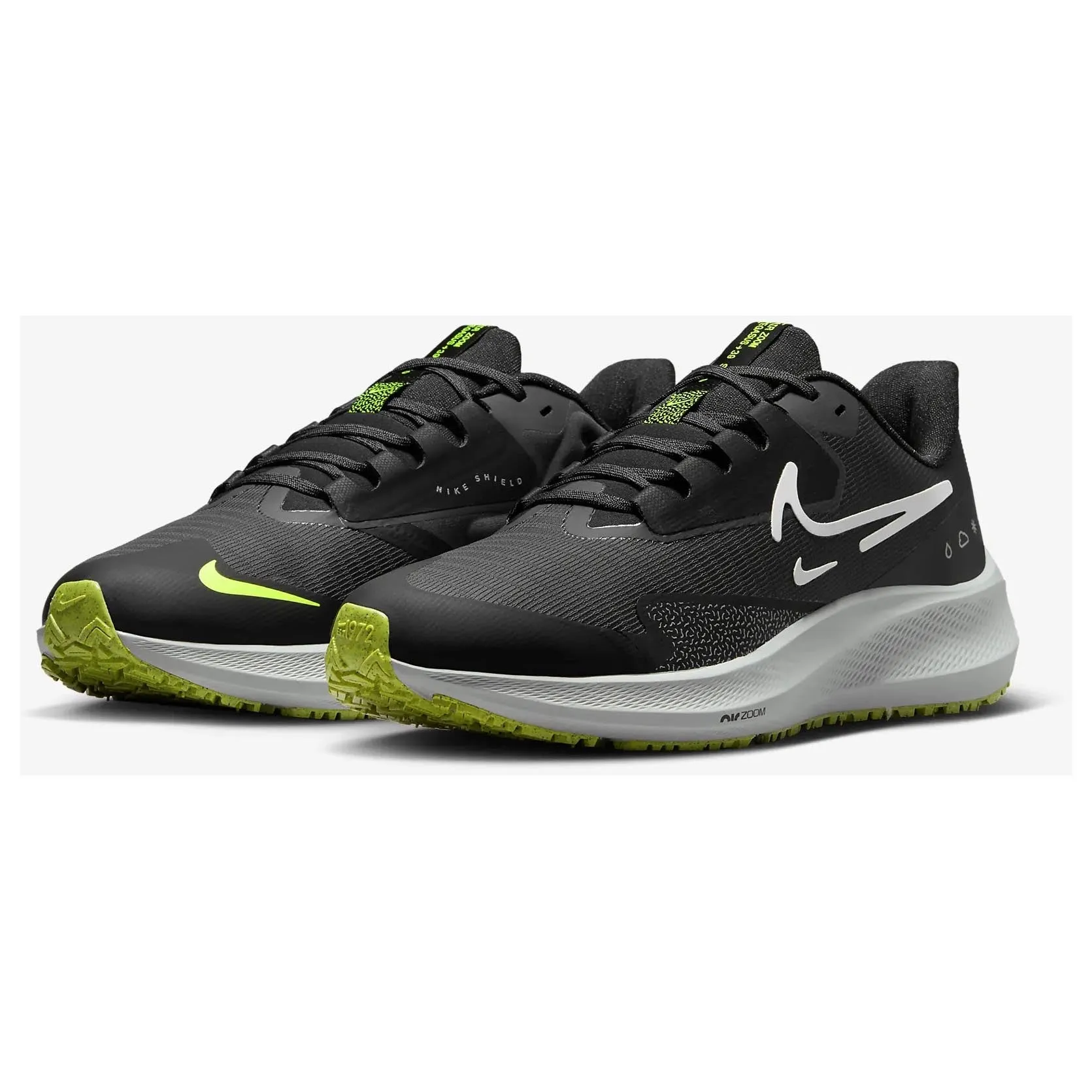 Air Jordan Nike Air Zoom Pegasus 39 Shield sneakers, black/white