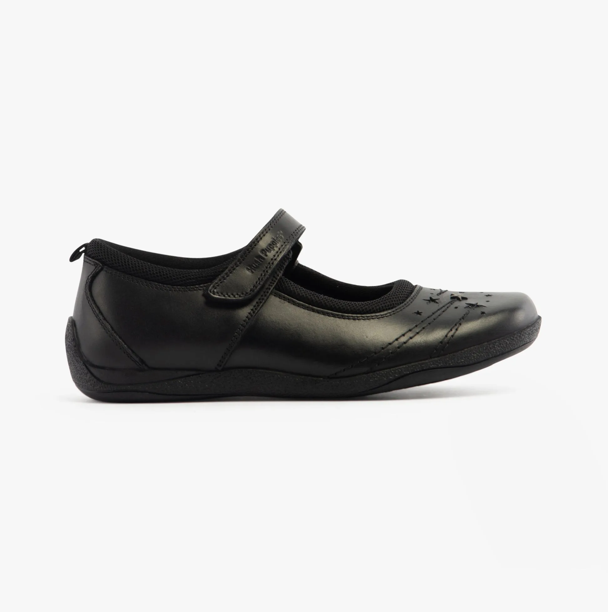 AMBER Girls School Shoes Black