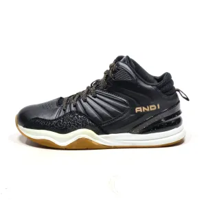 And1 High-Top Sneakers Leather Black Colour For Men