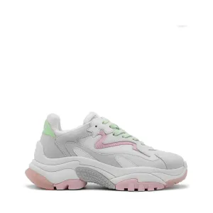 ASH SNEAKERS ADDICT 126379-001 PEARL WHITE-ROSE-GREEN