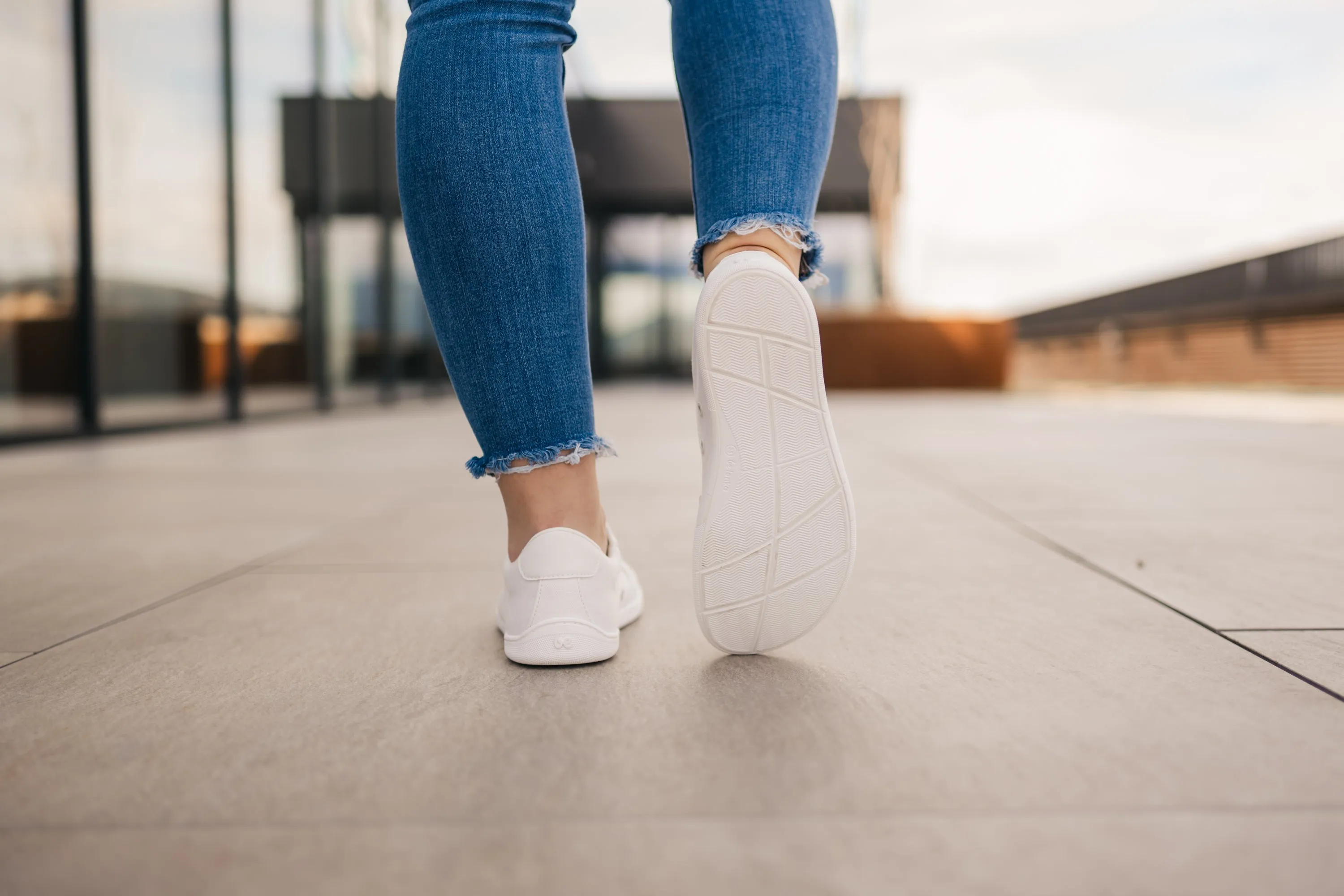 Barefoot Sneakers Be Lenka Rebound - All White CLEARANCE