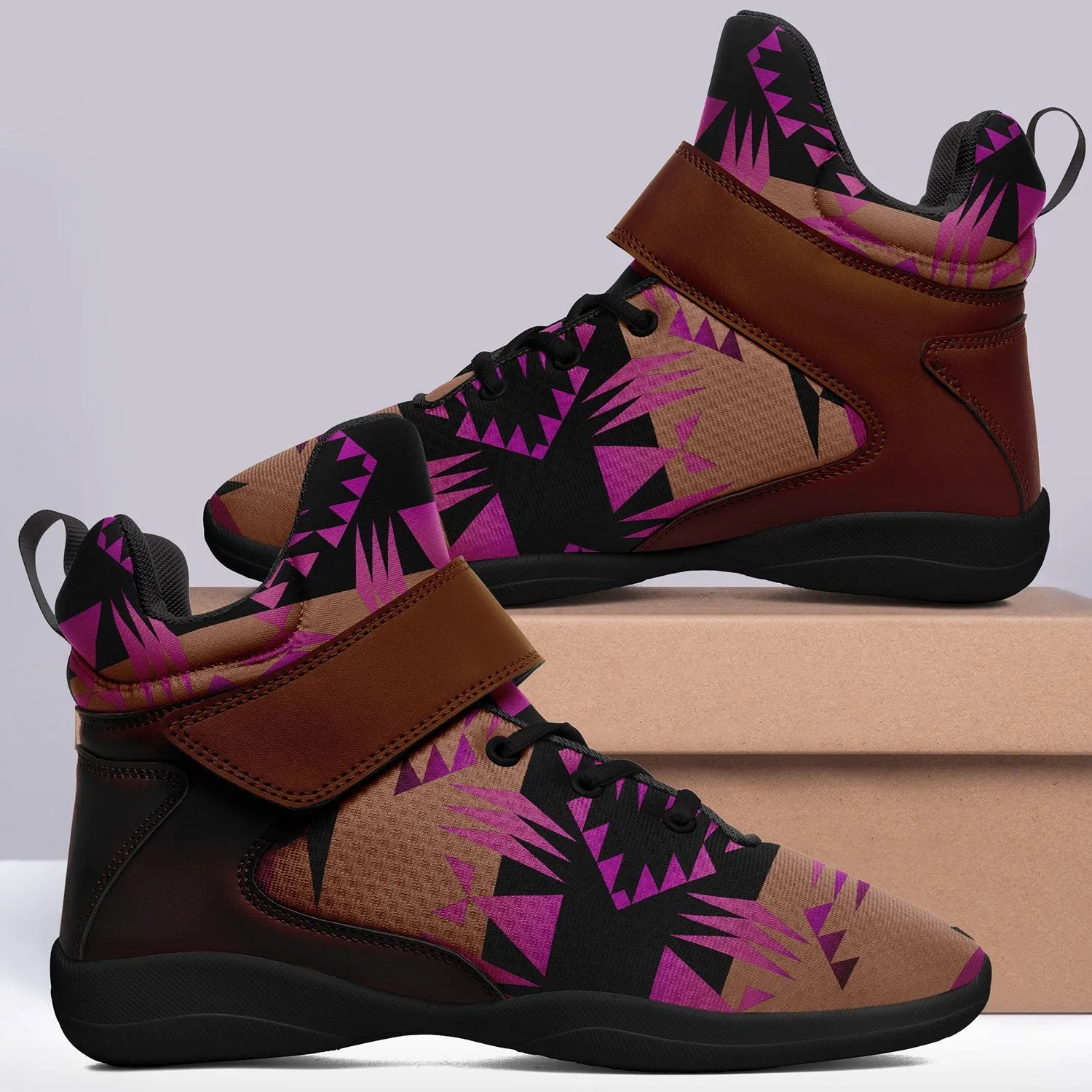 Between the Mountains Berry Ipottaa Basketball / Sport High Top Shoes