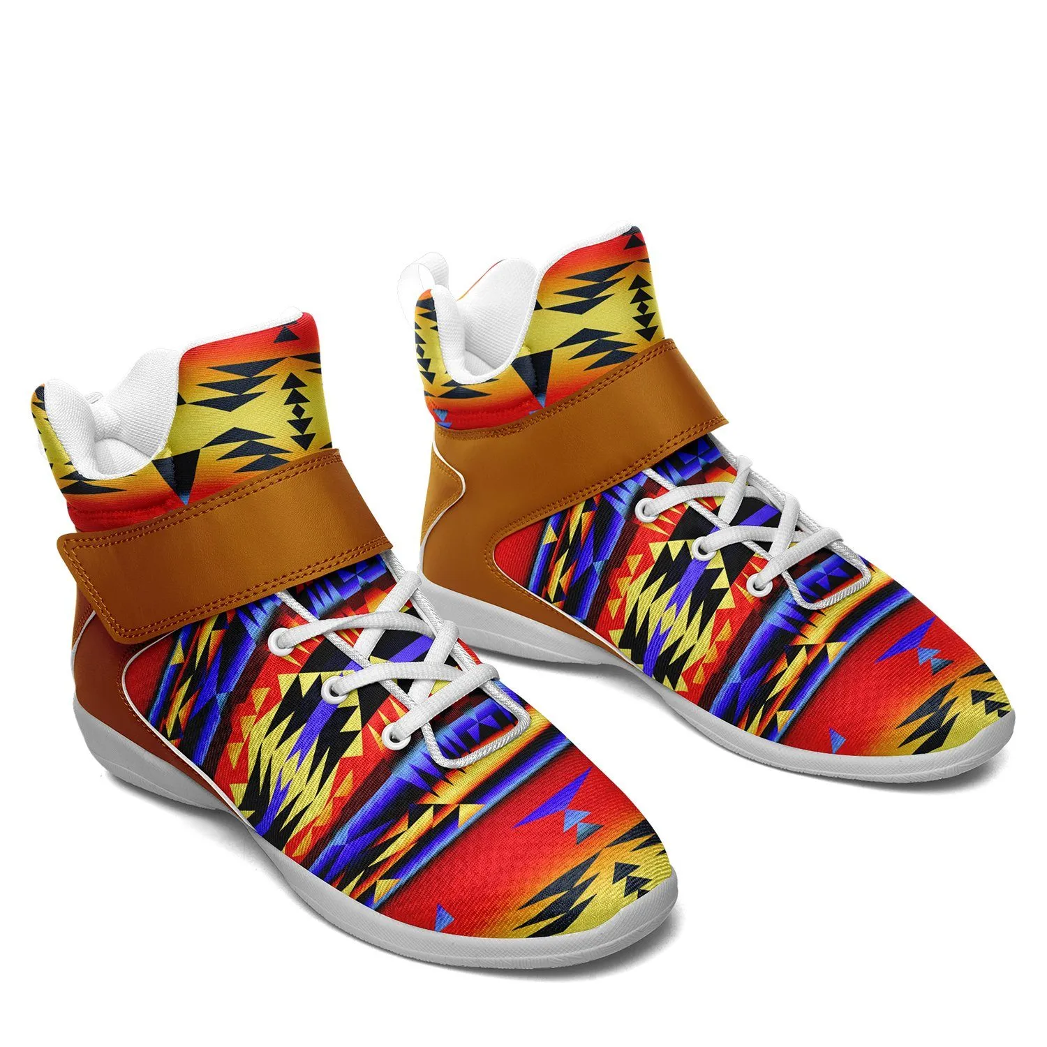 Between the San Juan Mountains White Sole Ipottaa Basketball / Sport High Top Shoes