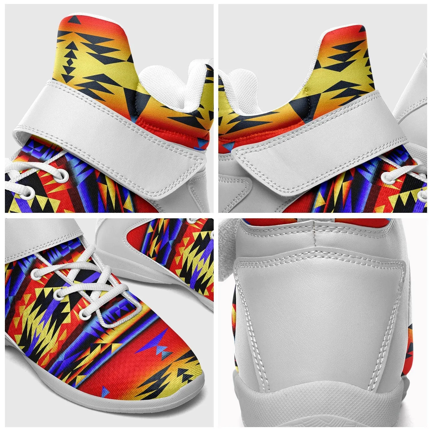 Between the San Juan Mountains White Sole Ipottaa Basketball / Sport High Top Shoes