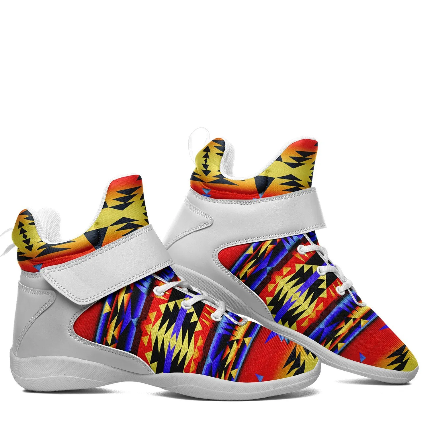 Between the San Juan Mountains White Sole Ipottaa Basketball / Sport High Top Shoes