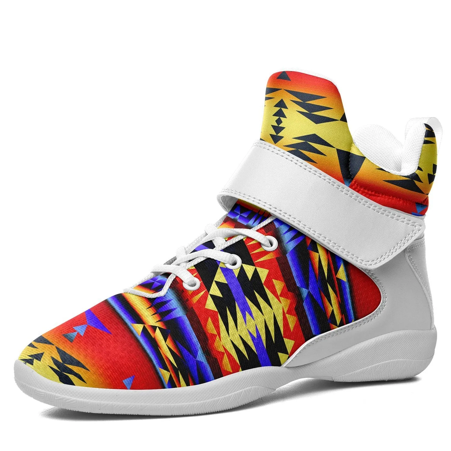 Between the San Juan Mountains White Sole Ipottaa Basketball / Sport High Top Shoes