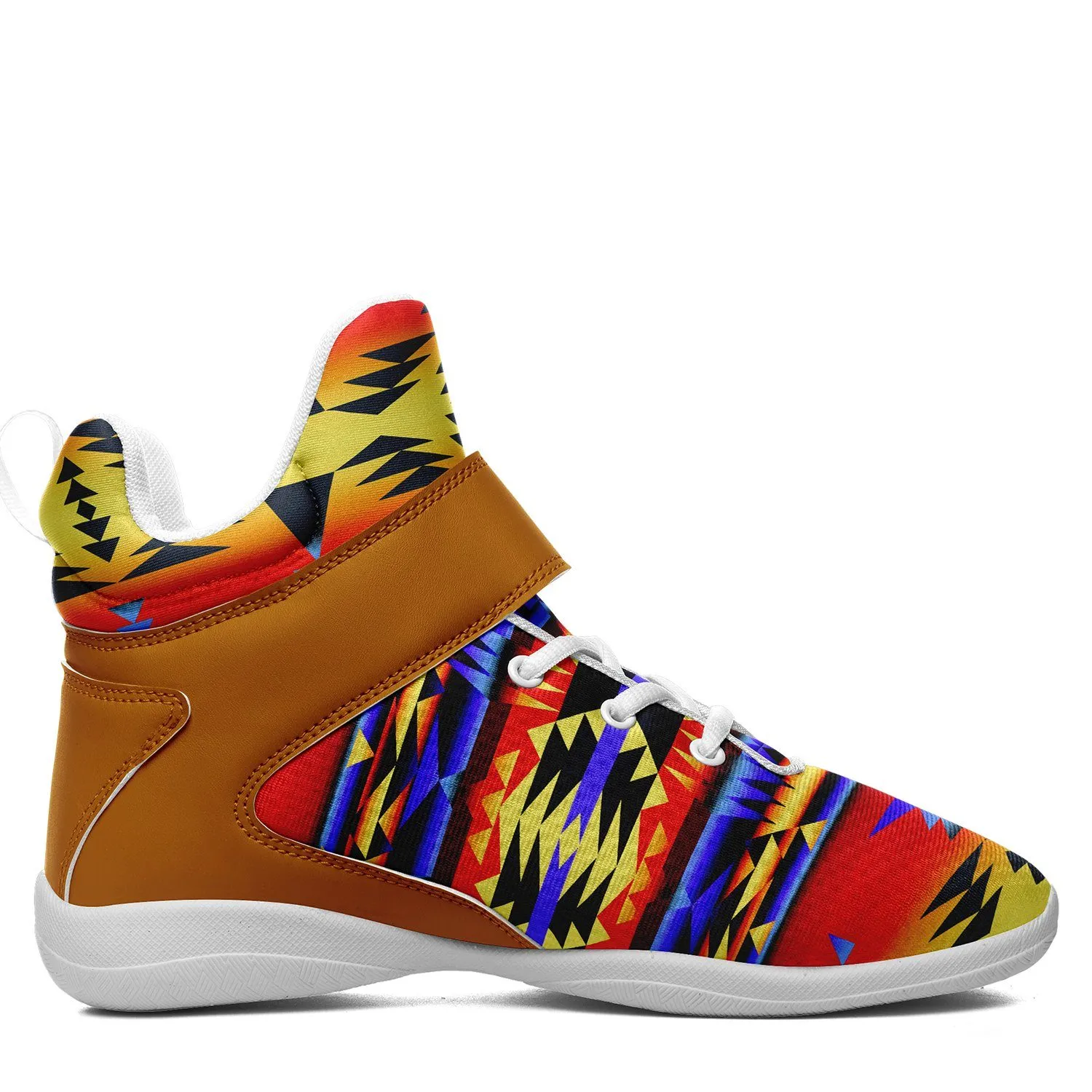 Between the San Juan Mountains White Sole Ipottaa Basketball / Sport High Top Shoes