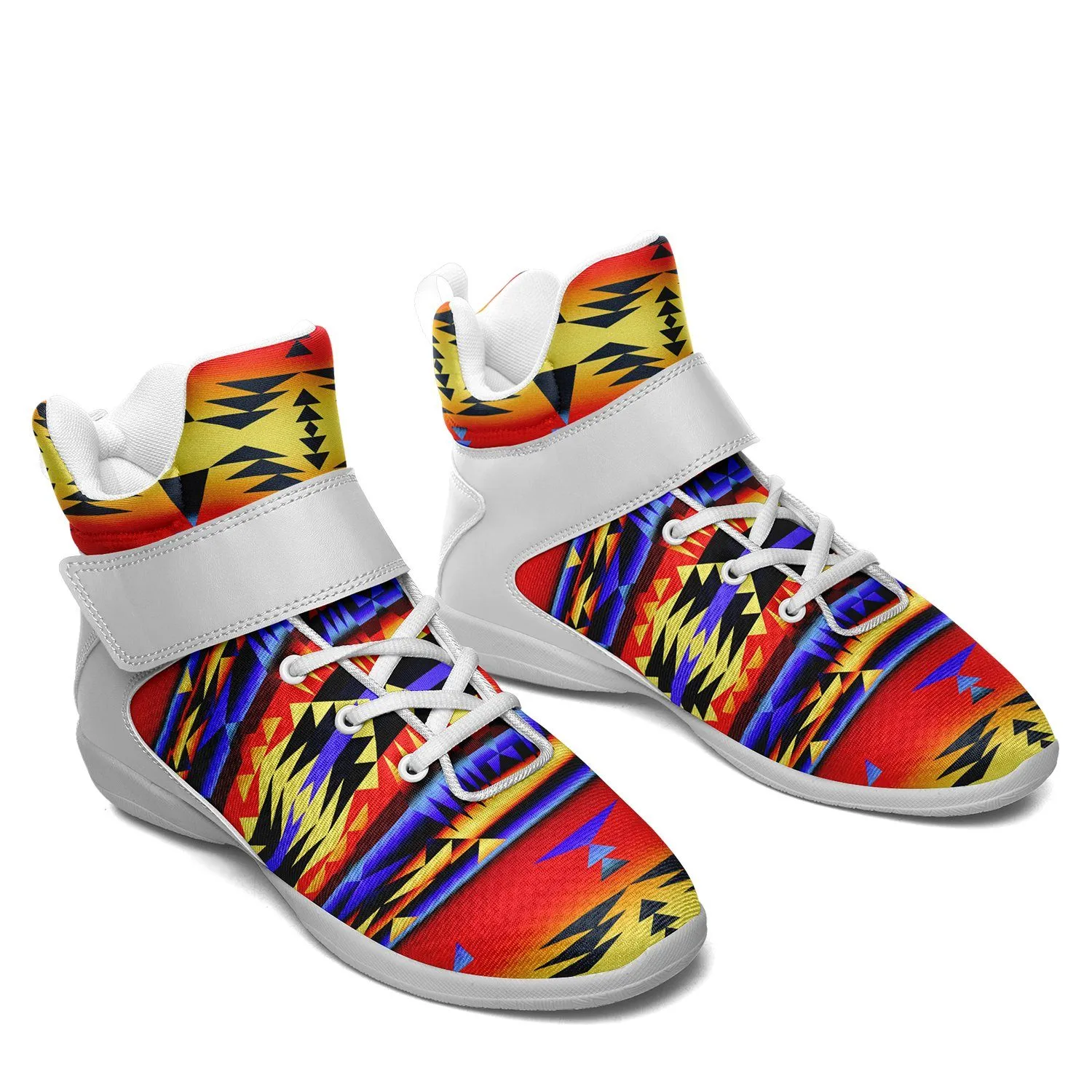 Between the San Juan Mountains White Sole Ipottaa Basketball / Sport High Top Shoes