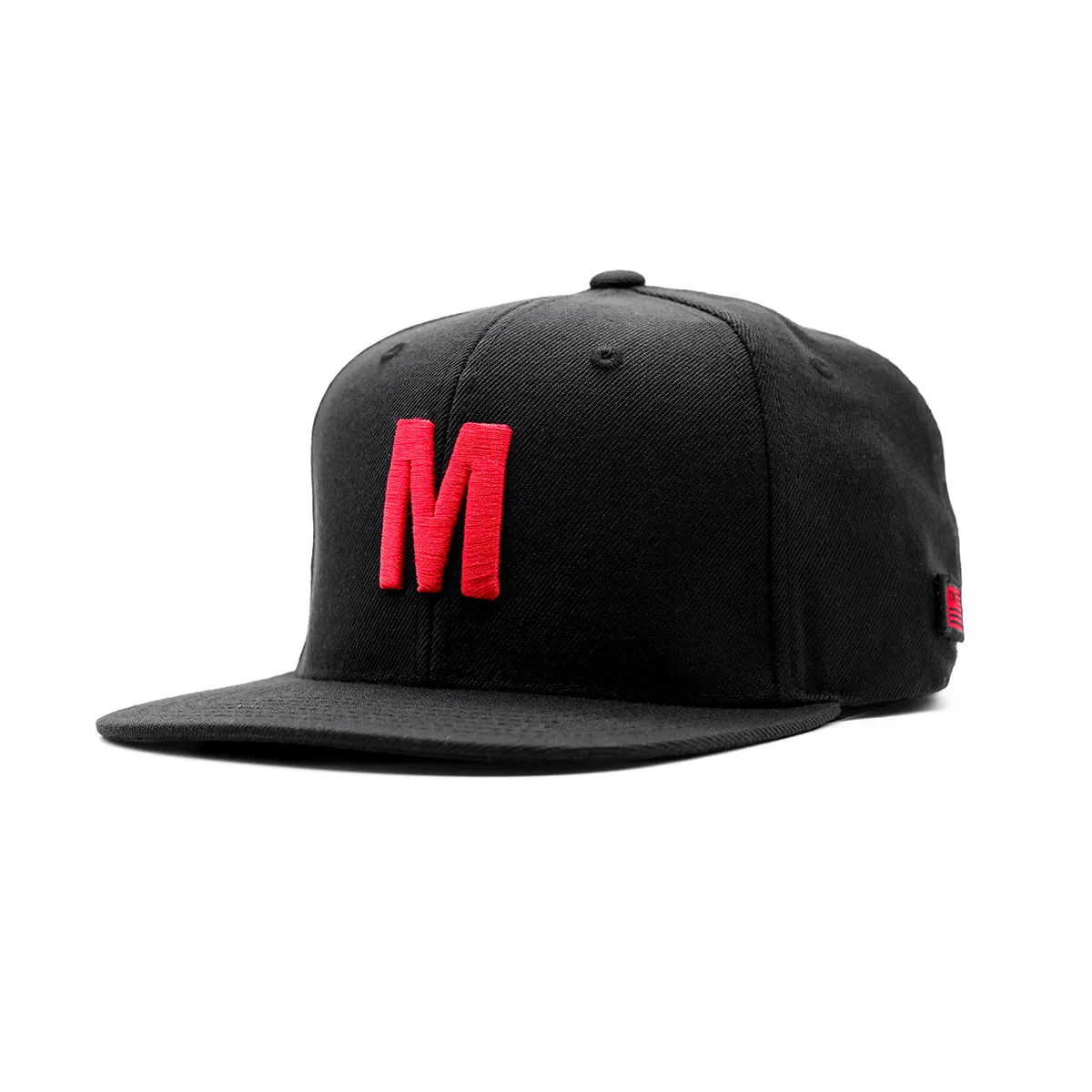 Big M Logo Limited Edition Snapback - Black/Red