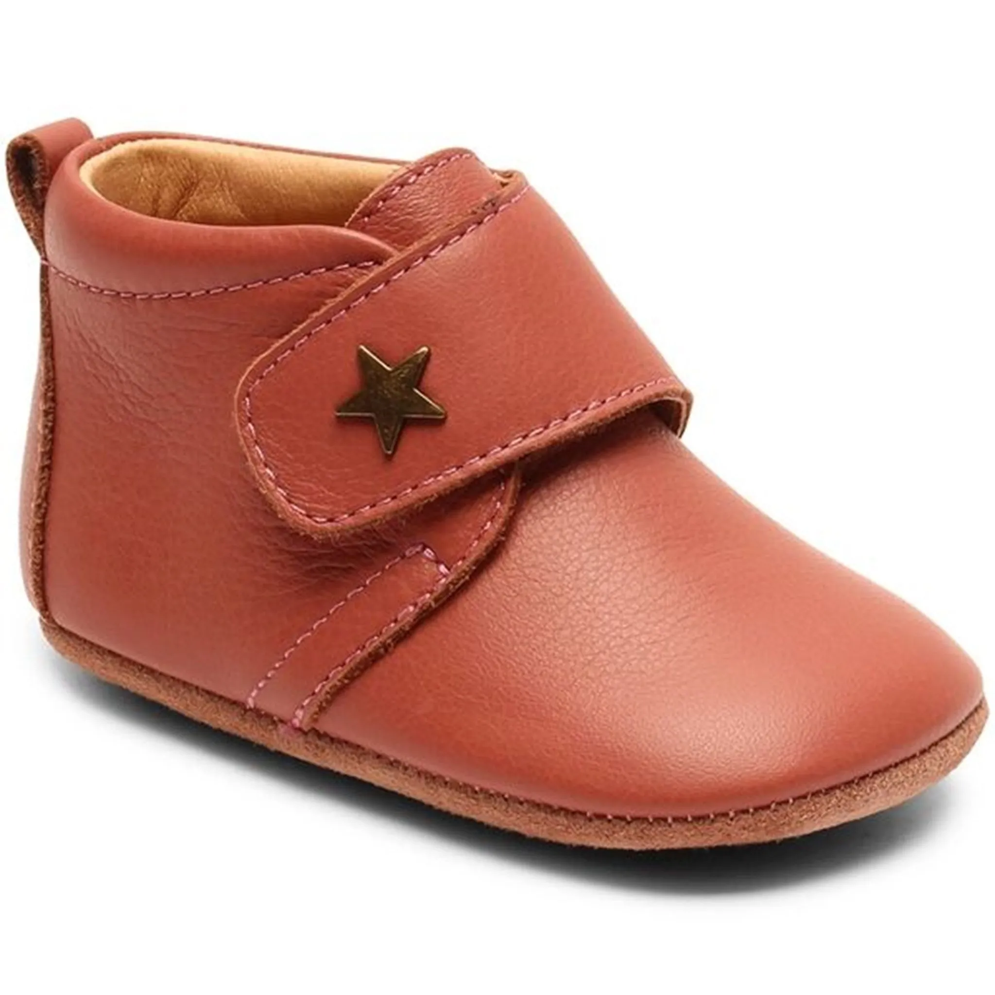 Bisgaard Indoor Shoes Velcro Star 12301 Old Rose