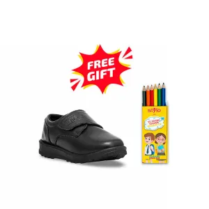 Boys Black School Shoes SK1061