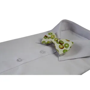 Boys Kiwi Fruit Patterned Bow Tie