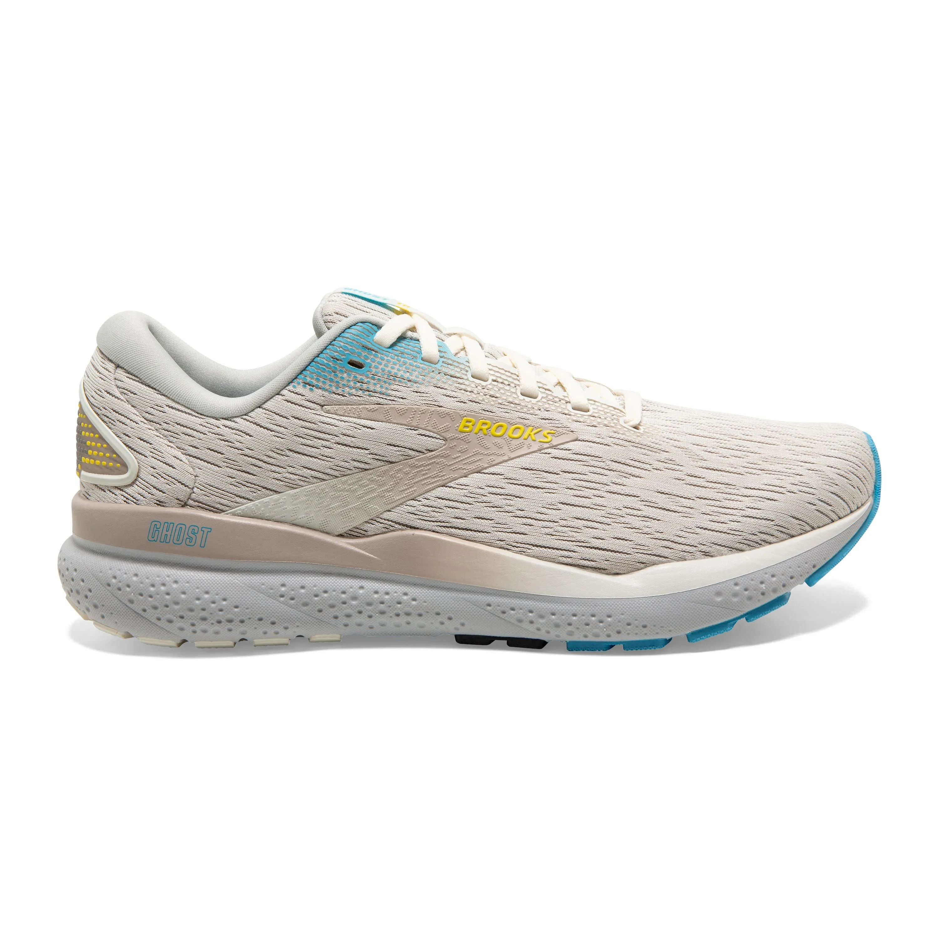 Brooks | Ghost 16 | Men's | Coconut/Blue/Yellow