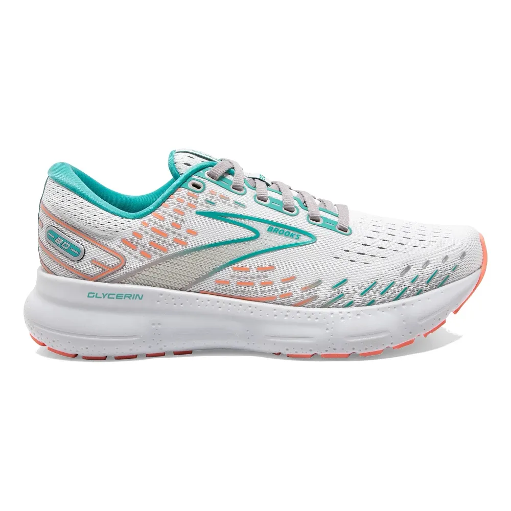 Brooks | Glycerin 20 | Women's | Oyster/Latigo Bay/Coral