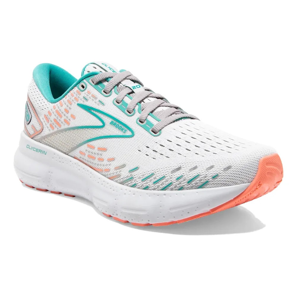 Brooks | Glycerin 20 | Women's | Oyster/Latigo Bay/Coral