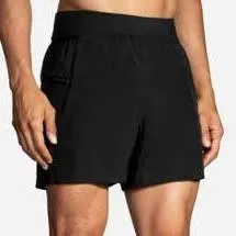 Brooks | Sherpa 5" 2-in-1 Short | Men's | Black