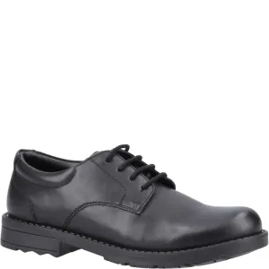 BRUNO Boys Leather Lace-Up Shoes Black