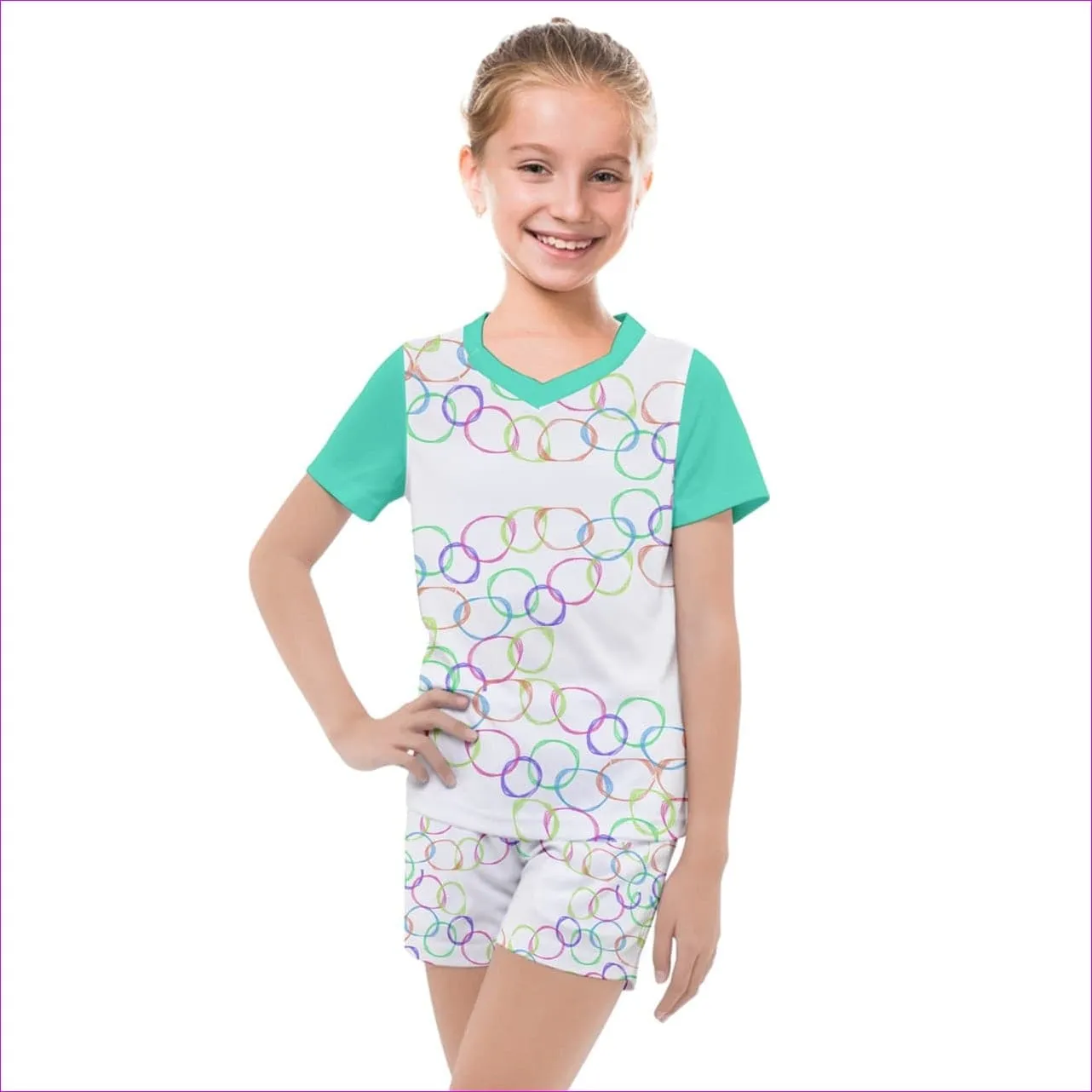 Bubbles Kids Mesh Tee and Short Set