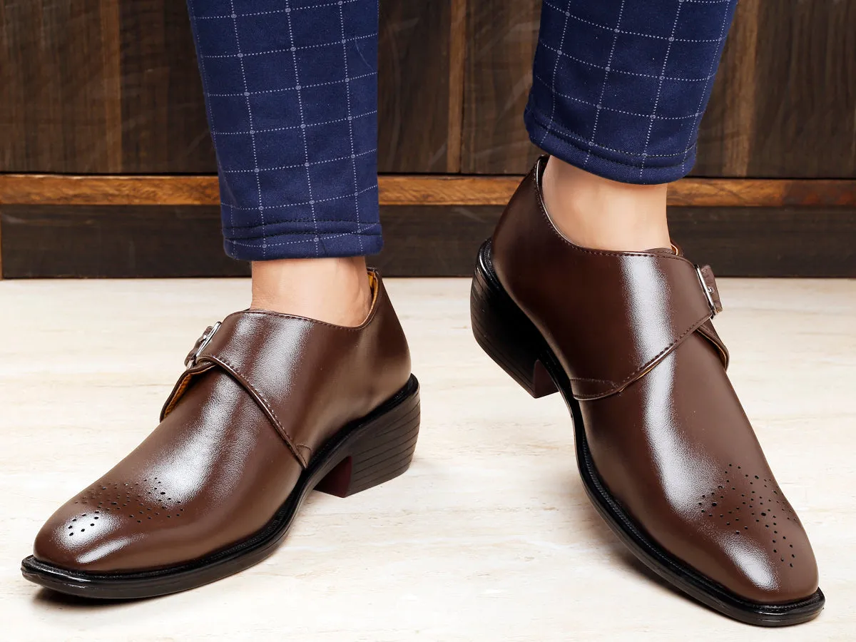 Bxxy's Height Increasing Monk Formal Slip-on Shoes