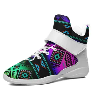 California Coast Sunrise Ipottaa Basketball / Sport High Top Shoes - White Sole